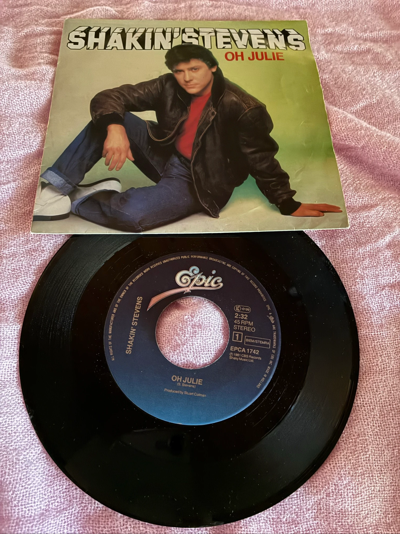 Vinyle 45 tours Shakin Stevens